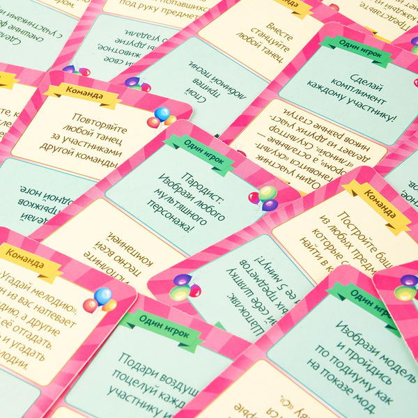 Настольная игра Dream Makers Фанты. Cards 2419C